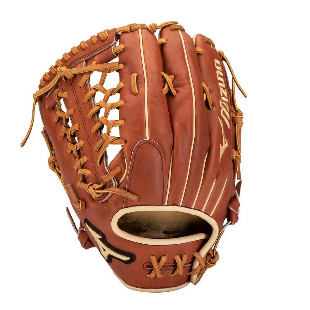 Mens Mizuno Pro Select Outfield 12.75" - Deep Pocket Baseball Gloves Brown Philippines (AGFJIH728)